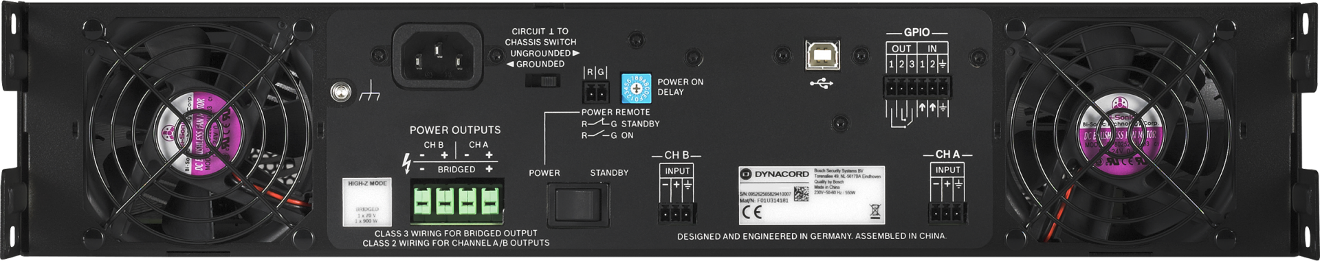 Cục đẩy công suất DSP Dynacord C1300FDi-EU